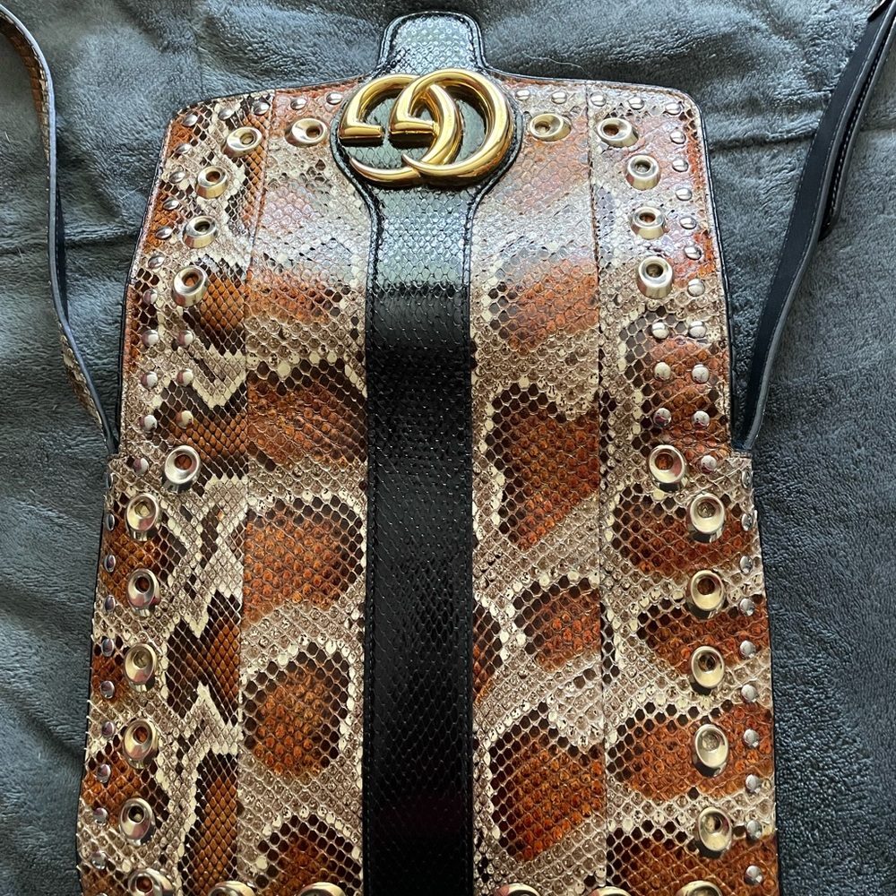 Authentic Gucci Python Bag NEW - Picture 8 of 8